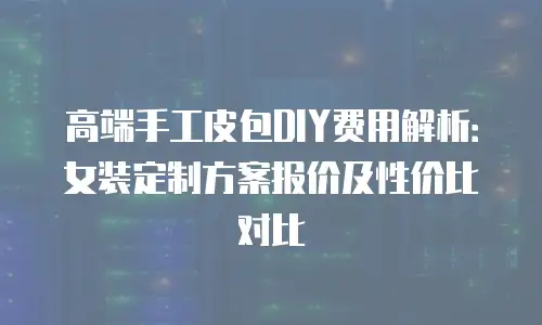 高端手工皮包DIY费用解析：女装定制方案报价及性价比对比