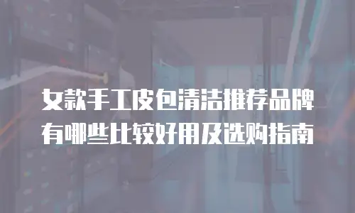女款手工皮包清洁推荐品牌有哪些比较好用及选购指南