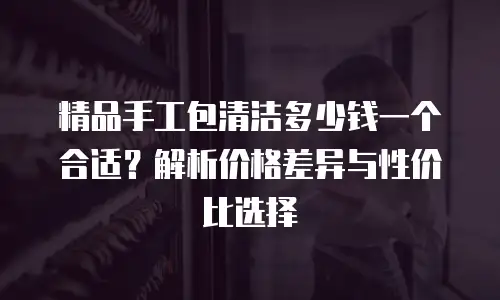 精品手工包清洁多少钱一个合适？解析价格差异与性价比选择
