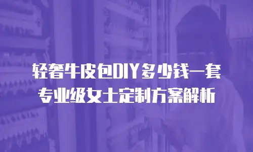 轻奢牛皮包DIY多少钱一套 专业级女士定制方案解析