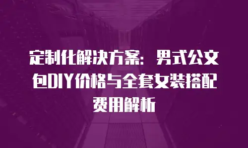 定制化解决方案：男式公文包DIY价格与全套女装搭配费用解析