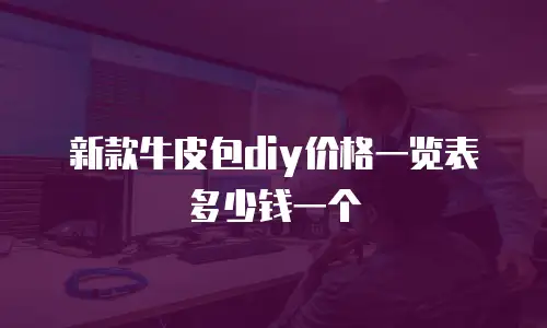 新款牛皮包diy价格一览表多少钱一个