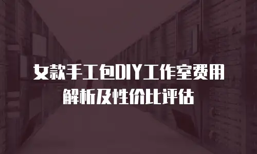 女款手工包DIY工作室费用解析及性价比评估