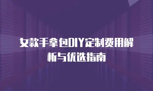 女款手拿包DIY定制费用解析与优选指南