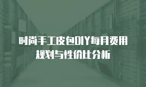 时尚手工皮包DIY每月费用规划与性价比分析