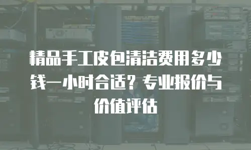 精品手工皮包清洁费用多少钱一小时合适？专业报价与价值评估