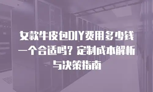 女款牛皮包DIY费用多少钱一个合适吗？定制成本解析与决策指南