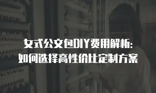 女式公文包DIY费用解析：如何选择高性价比定制方案