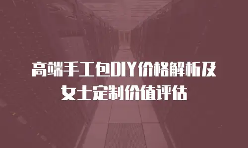 高端手工包DIY价格解析及女士定制价值评估