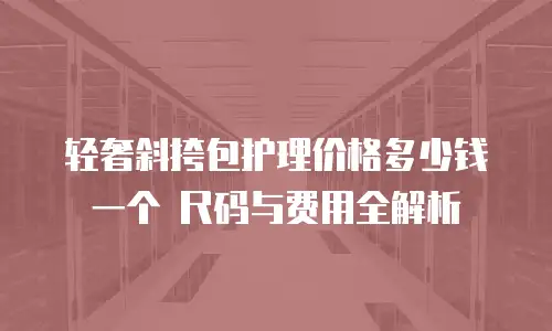 轻奢斜挎包护理价格多少钱一个 尺码与费用全解析