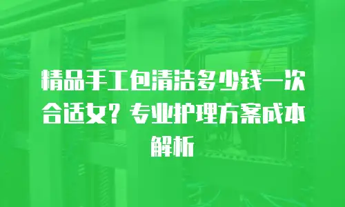 精品手工包清洁多少钱一次合适女？专业护理方案成本解析