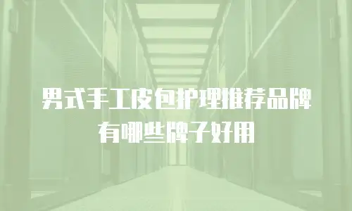 男式手工皮包护理推荐品牌有哪些牌子好用
