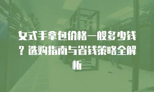 女式手拿包价格一般多少钱？选购指南与省钱策略全解析