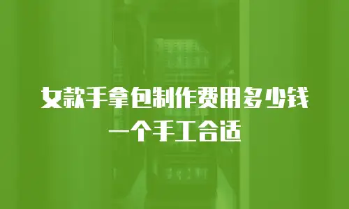女款手拿包制作费用多少钱一个手工合适