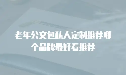 老年公文包私人定制推荐哪个品牌最好看推荐