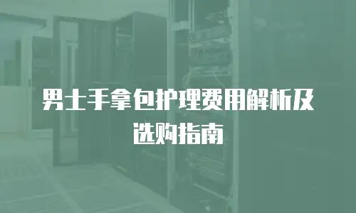 男士手拿包护理费用解析及选购指南