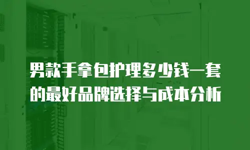男款手拿包护理多少钱一套的最好品牌选择与成本分析