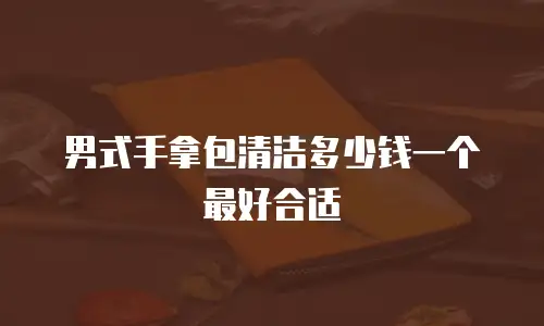 男式手拿包清洁多少钱一个最好合适