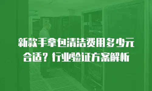 新款手拿包清洁费用多少元合适？行业验证方案解析