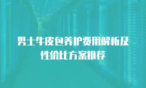 男士牛皮包养护费用解析及性价比方案推荐