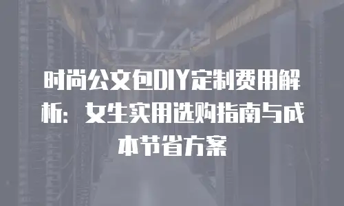 时尚公文包DIY定制费用解析：女生实用选购指南与成本节省方案