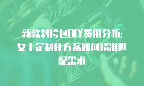新款斜挎包DIY费用分析：女士定制化方案如何精准匹配需求