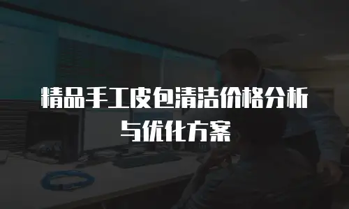 精品手工皮包清洁价格分析与优化方案