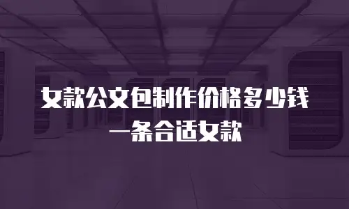 女款公文包制作价格多少钱一条合适女款