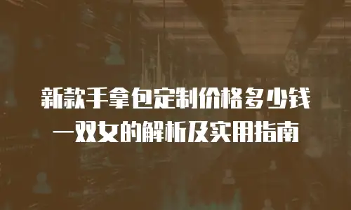 新款手拿包定制价格多少钱一双女的解析及实用指南
