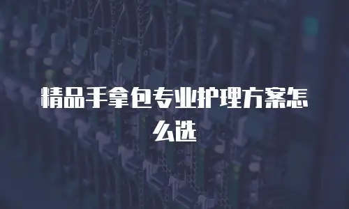 精品手拿包专业护理方案怎么选