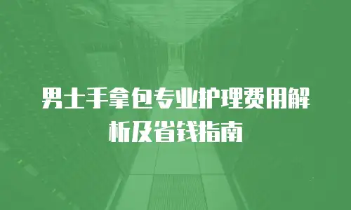 男士手拿包专业护理费用解析及省钱指南