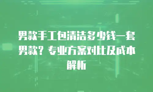 男款手工包清洁多少钱一套男款？专业方案对比及成本解析