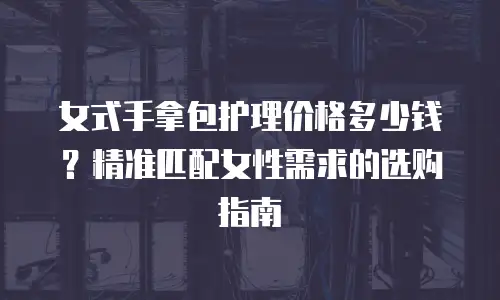 女式手拿包护理价格多少钱？精准匹配女性需求的选购指南