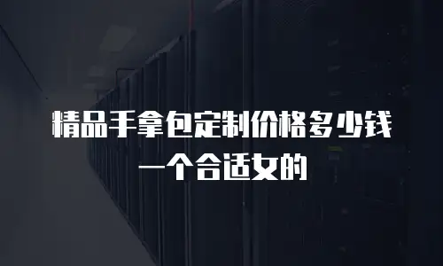 精品手拿包定制价格多少钱一个合适女的
