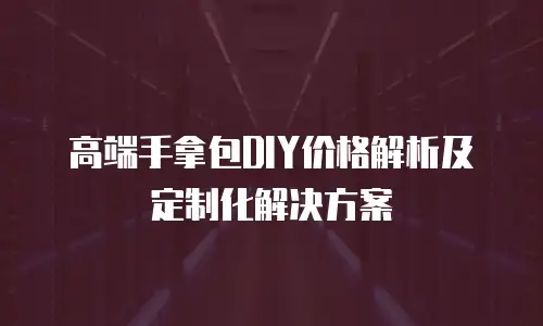高端手拿包DIY价格解析及定制化解决方案