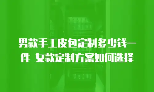男款手工皮包定制多少钱一件 女款定制方案如何选择
