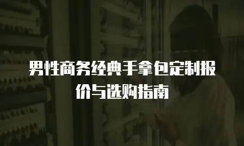 男性商务经典手拿包定制报价与选购指南