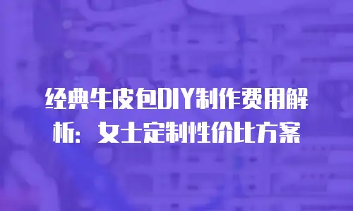 经典牛皮包DIY制作费用解析：女士定制性价比方案