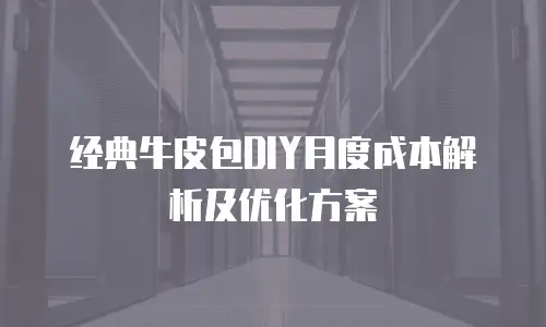 经典牛皮包DIY月度成本解析及优化方案