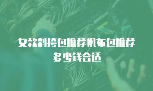 女款斜挎包推荐帆布包推荐多少钱合适