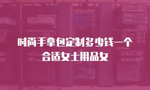 时尚手拿包定制多少钱一个合适女士用品女