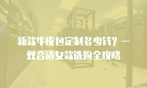 新款牛皮包定制多少钱？一双合适女款选购全攻略