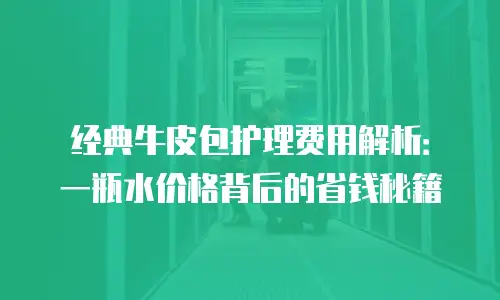 经典牛皮包护理费用解析：一瓶水价格背后的省钱秘籍