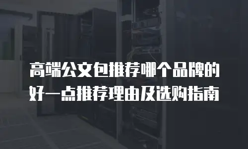 高端公文包推荐哪个品牌的好一点推荐理由及选购指南