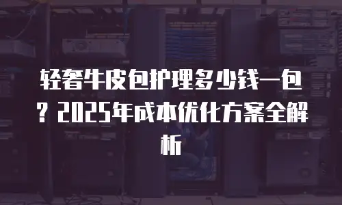 轻奢牛皮包护理多少钱一包？2025年成本优化方案全解析