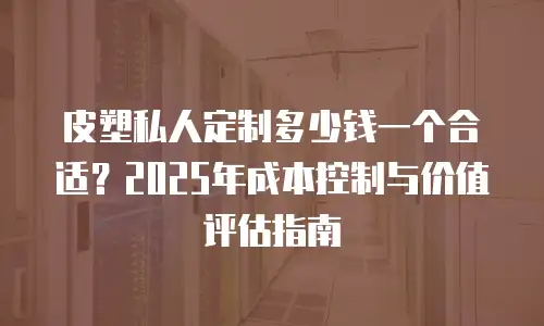 皮塑私人定制多少钱一个合适？2025年成本控制与价值评估指南