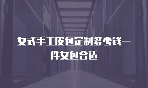 女式手工皮包定制多少钱一件女包合适