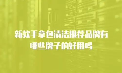 新款手拿包清洁推荐品牌有哪些牌子的好用吗
