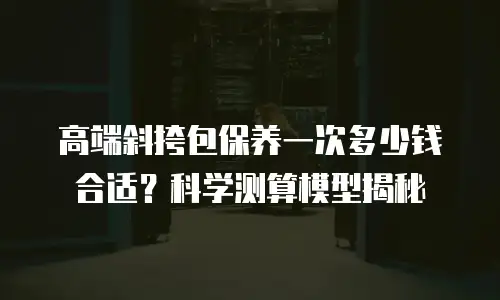 高端斜挎包保养一次多少钱合适？科学测算模型揭秘