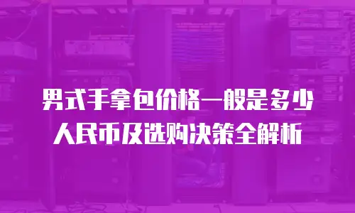 男式手拿包价格一般是多少人民币及选购决策全解析